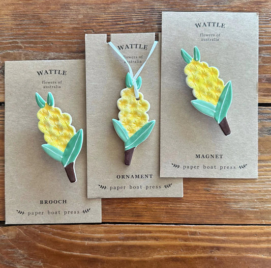 Paper Boat Press Ceramic Wattle