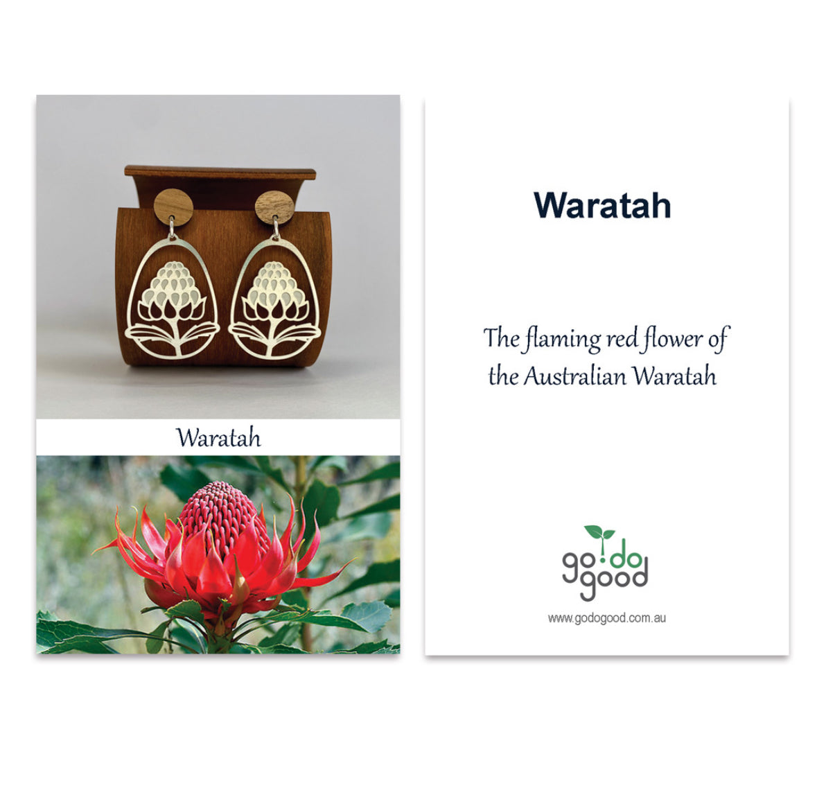 Go Do Good Earrings - Waratah