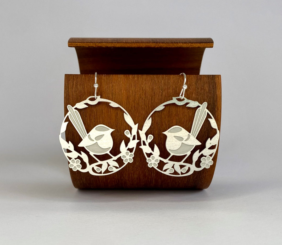 Go Do Good Earrings - Fairy Wren