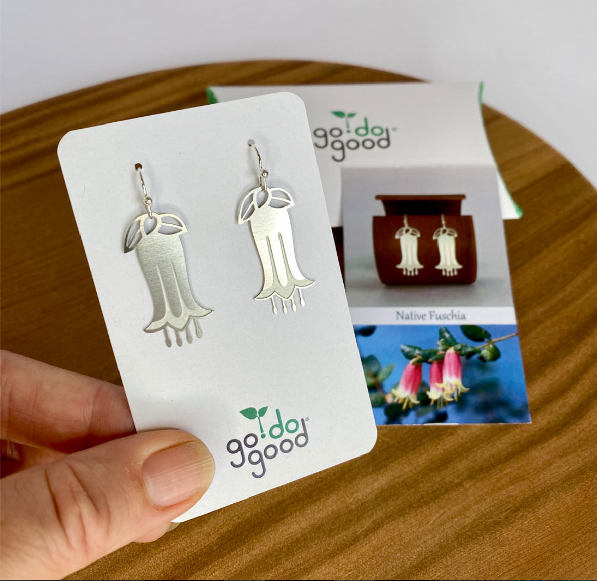 Go Do Good Earrings - Native Fuschia