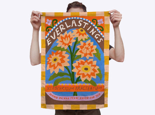 Togetherness Everlastings Tea Towel