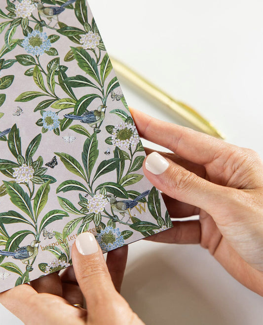 Bespoke Letterpress - Pocket Notebook - Summer Garden (Lined)
