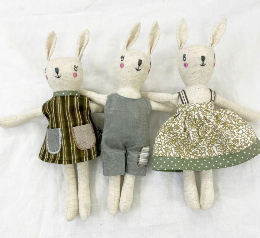 Handmade Bunny Rattle Toy