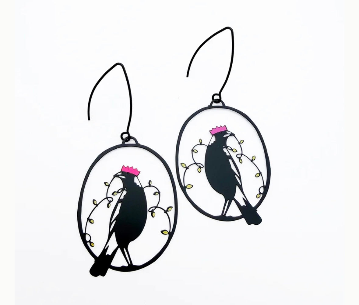 Denz earrings - Christmas Magpie
