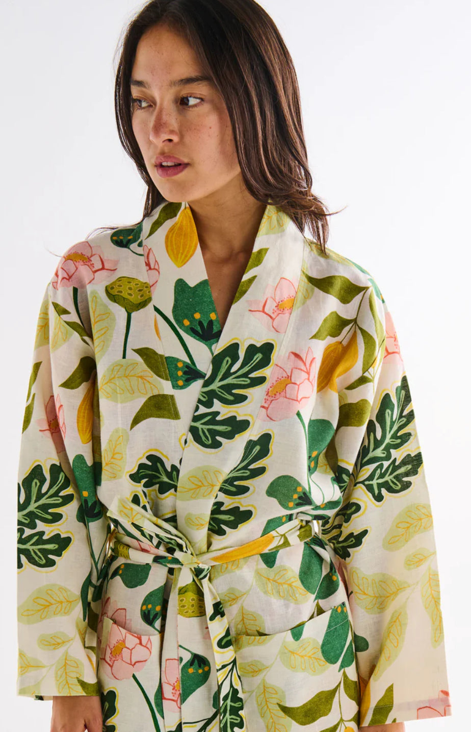 Kip and Co Wander Linen Robe