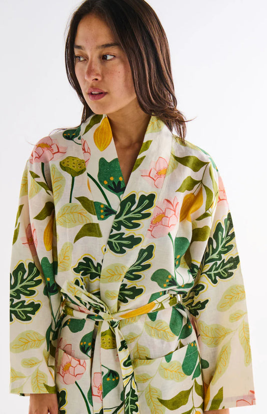 Kip and Co Wander Linen Robe