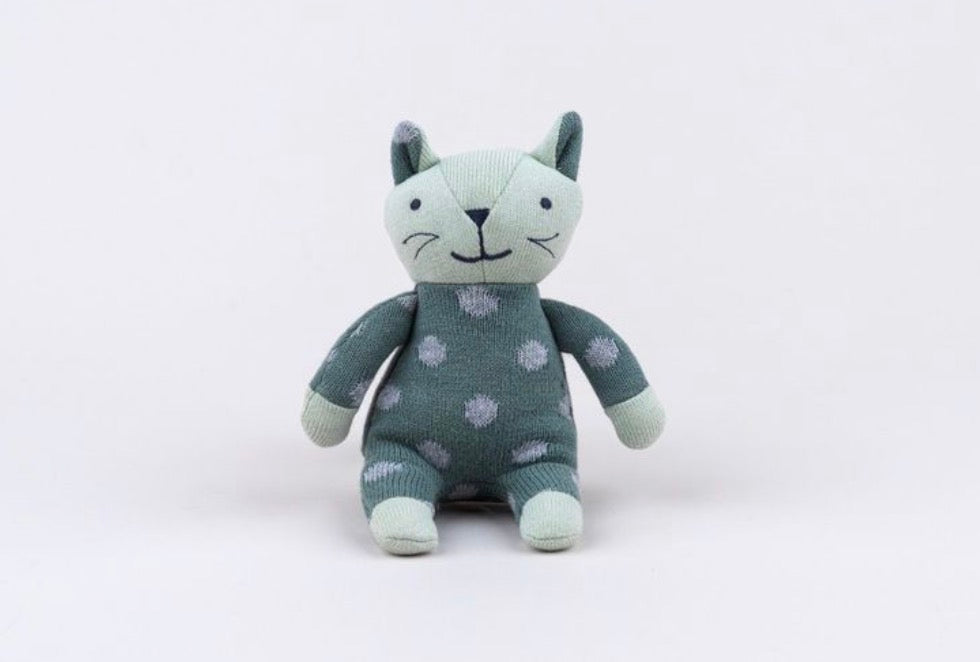 Kitty Knitted Toy with rattle
