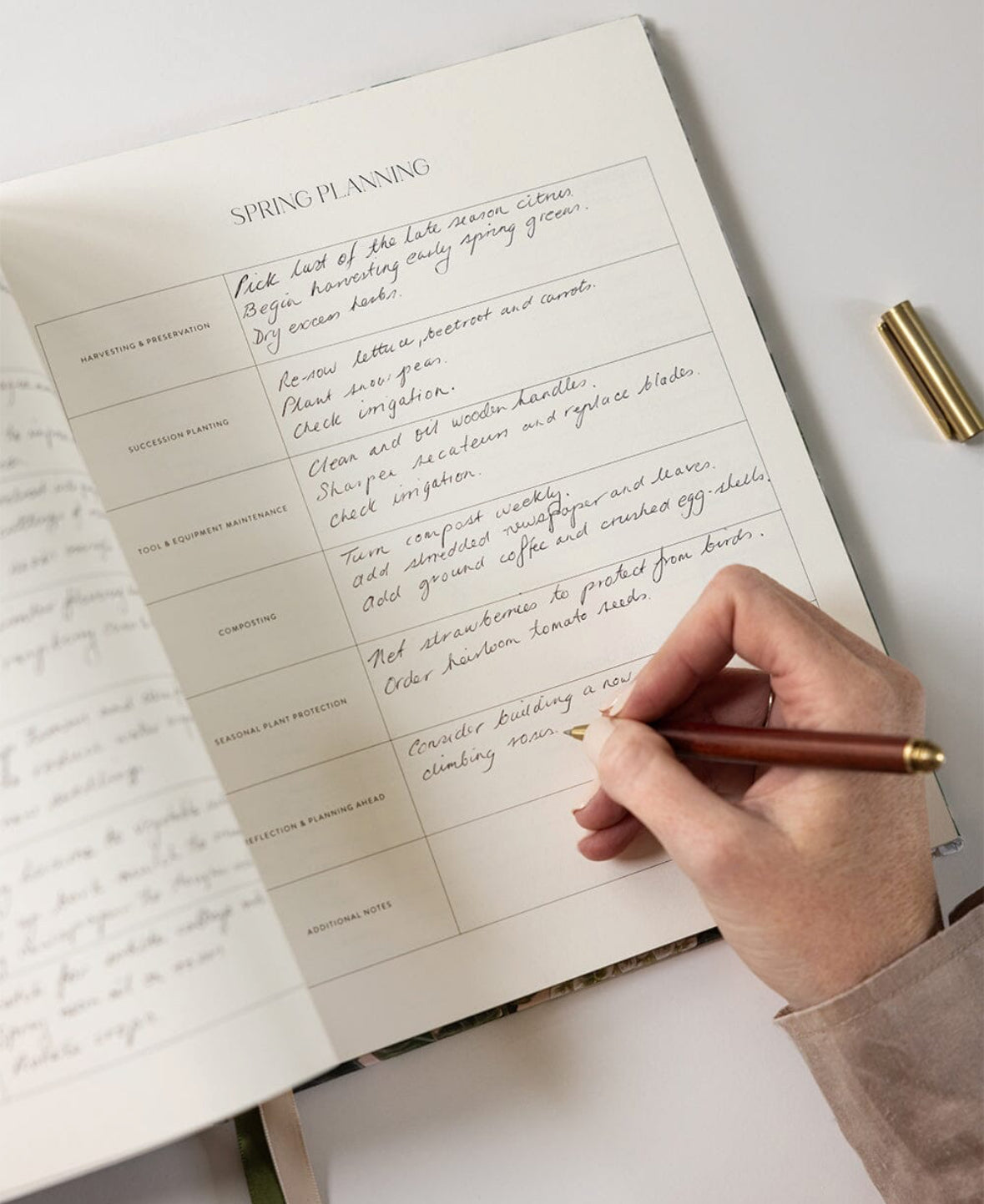 Bespoke Letterpress - Heirloom Gardening Journal