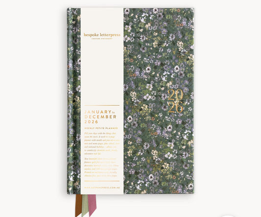 Bespoke Petite 2026 Planner - Summer Perennials