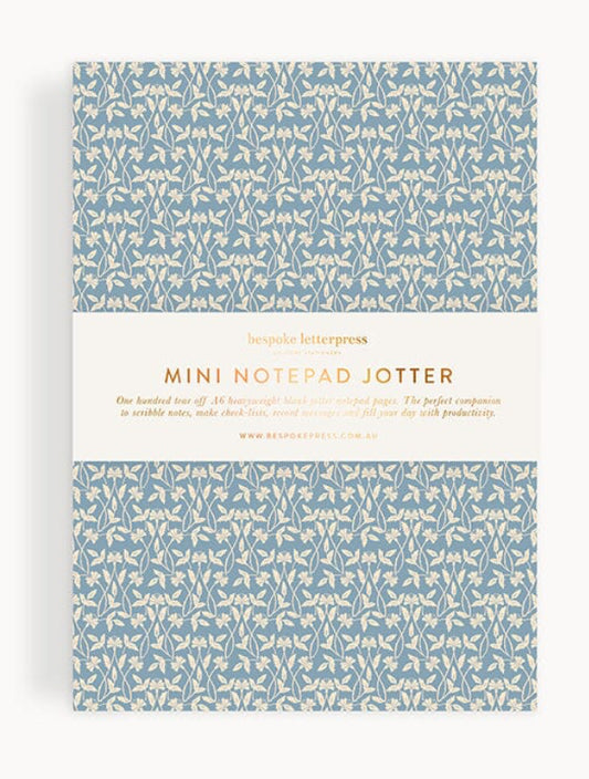 Bespoke Letterpress - Frost Bramble Notepad Mini Jotter