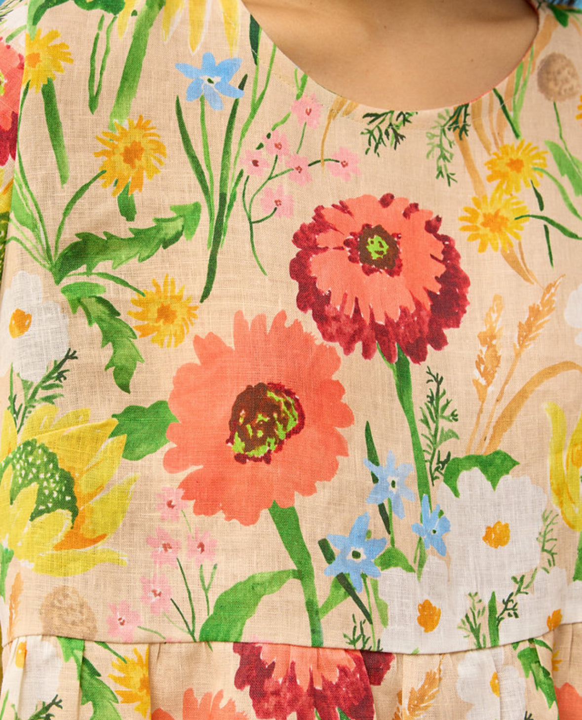 Togetherness Mira Smock - Flowers at the Gate