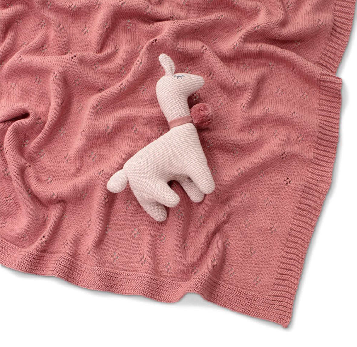 DLux Pointelle Baby Blanket