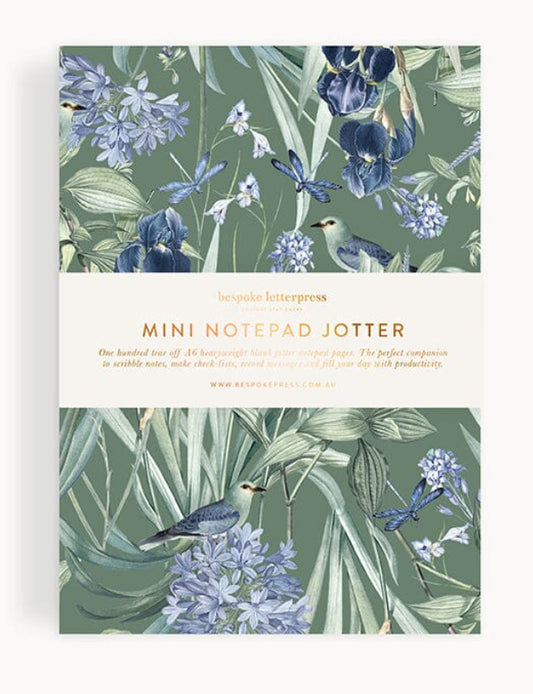Bespoke Letterpress - Indigo Haven Notepad Mini Jotter