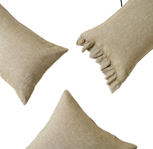 Society of Wanderers - Moss Linen Pillowcases