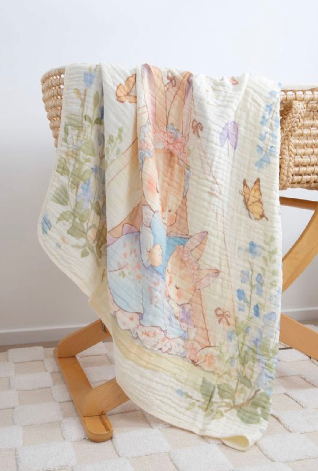 Bunny Tales Bamboo Cotton Blanket