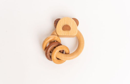 DLux baby Baloo beechwood teether