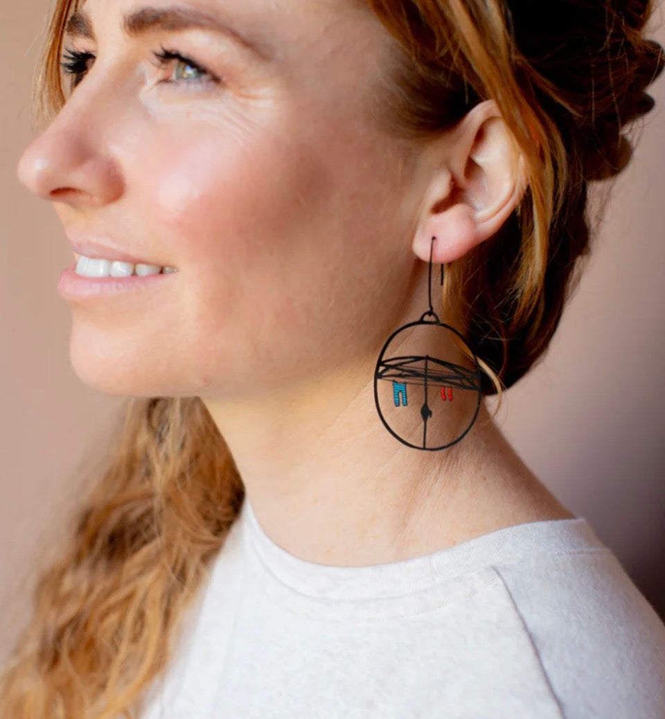 Denz earrings - Washing Line