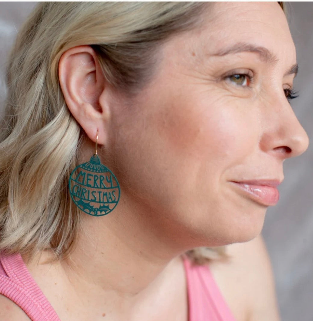 Denz earrings - Merry Christmas Ya Filthy Animal