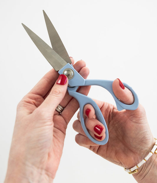 Bespoke Letterpress - Traditional Crafting Scissors - Cornflower Blue