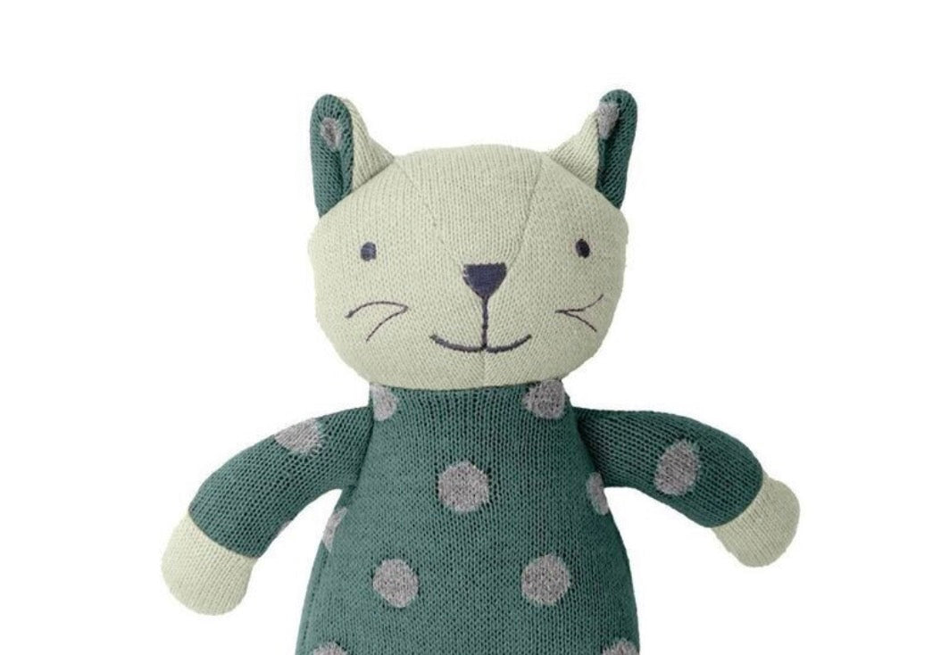 Kitty Knitted Toy with rattle