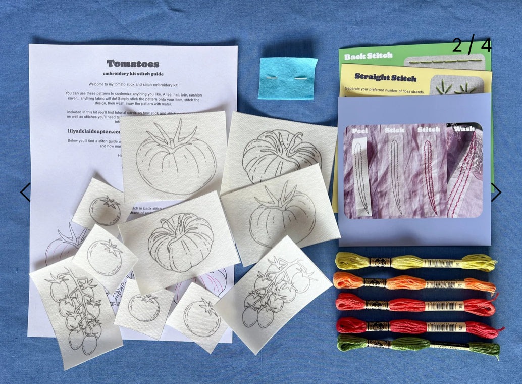 Lily Upton Tomato Stick and Stitch Kit