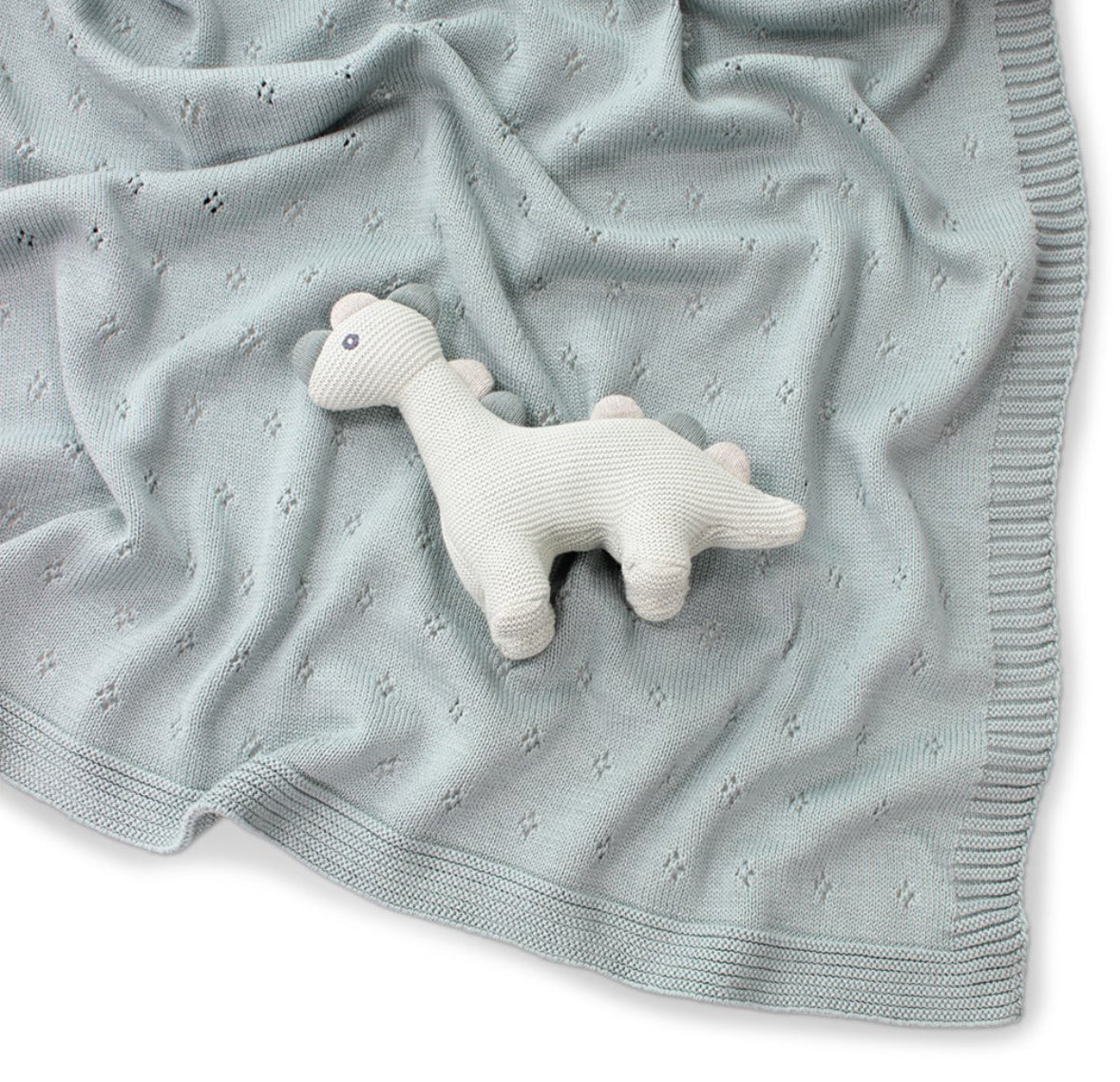 DLux Pointelle Baby Blanket