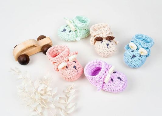 DLux Baby Tilly Bear Bootees