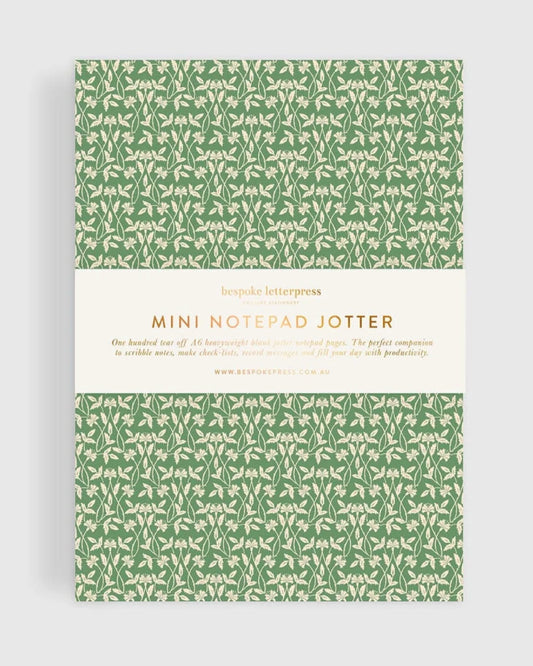Bespoke Letterpress - Finch Bramble Notepad Mini Jotter