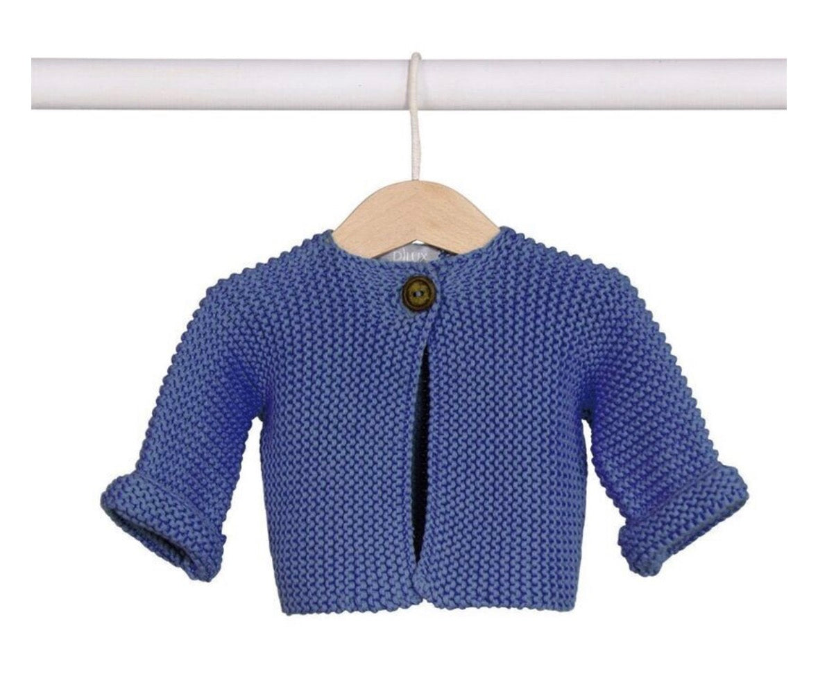 DLux Elf Baby Cotton Cardigan - various colours