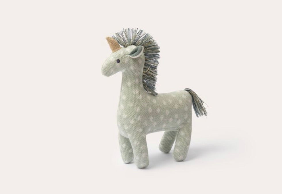 Unicorn Knit Rattle Toy