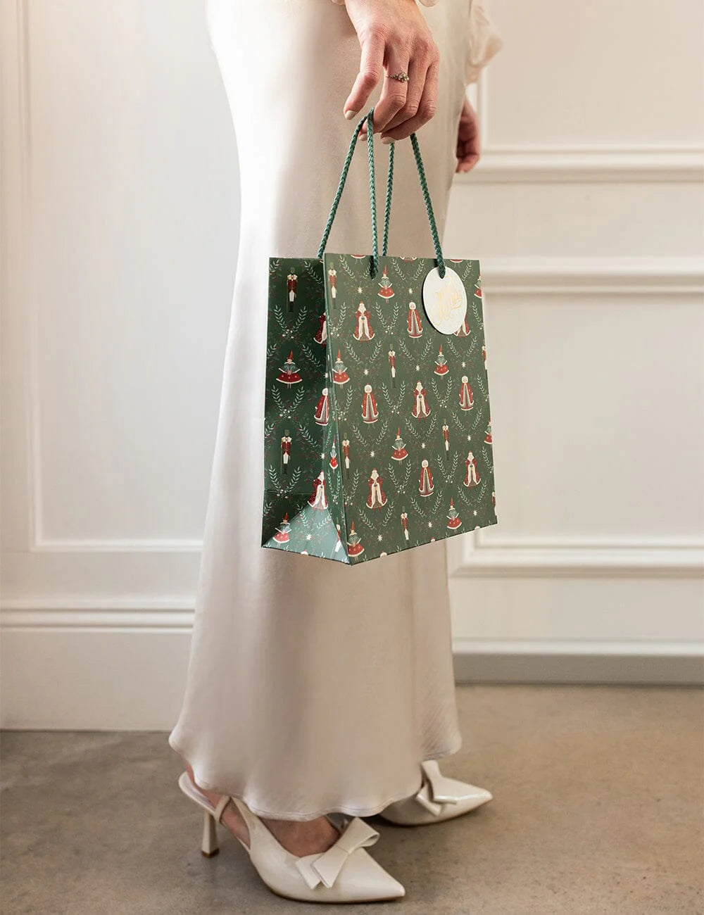 Bespoke Medium Gift Bag - Mr and Mrs Claus
