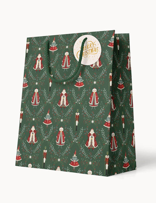 Bespoke Medium Gift Bag - Mr and Mrs Claus
