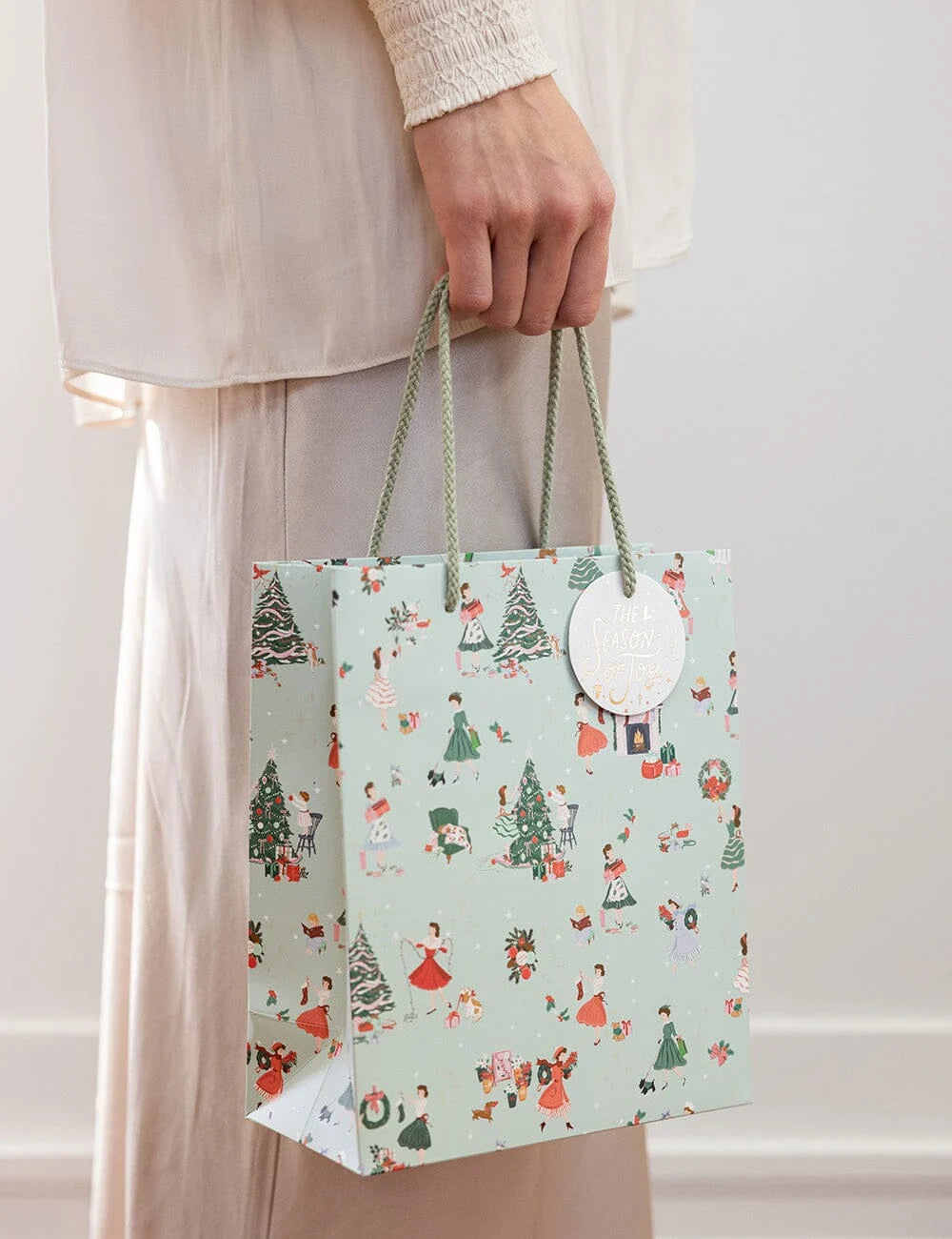 Christmas Ladies Medium Gift Bag