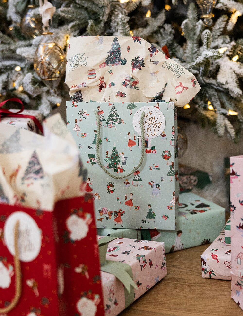 Christmas Ladies Medium Gift Bag