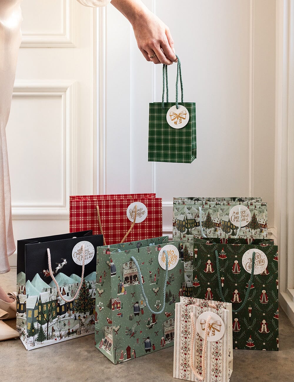 Bespoke Small Gift Bag - Spruce Tartan