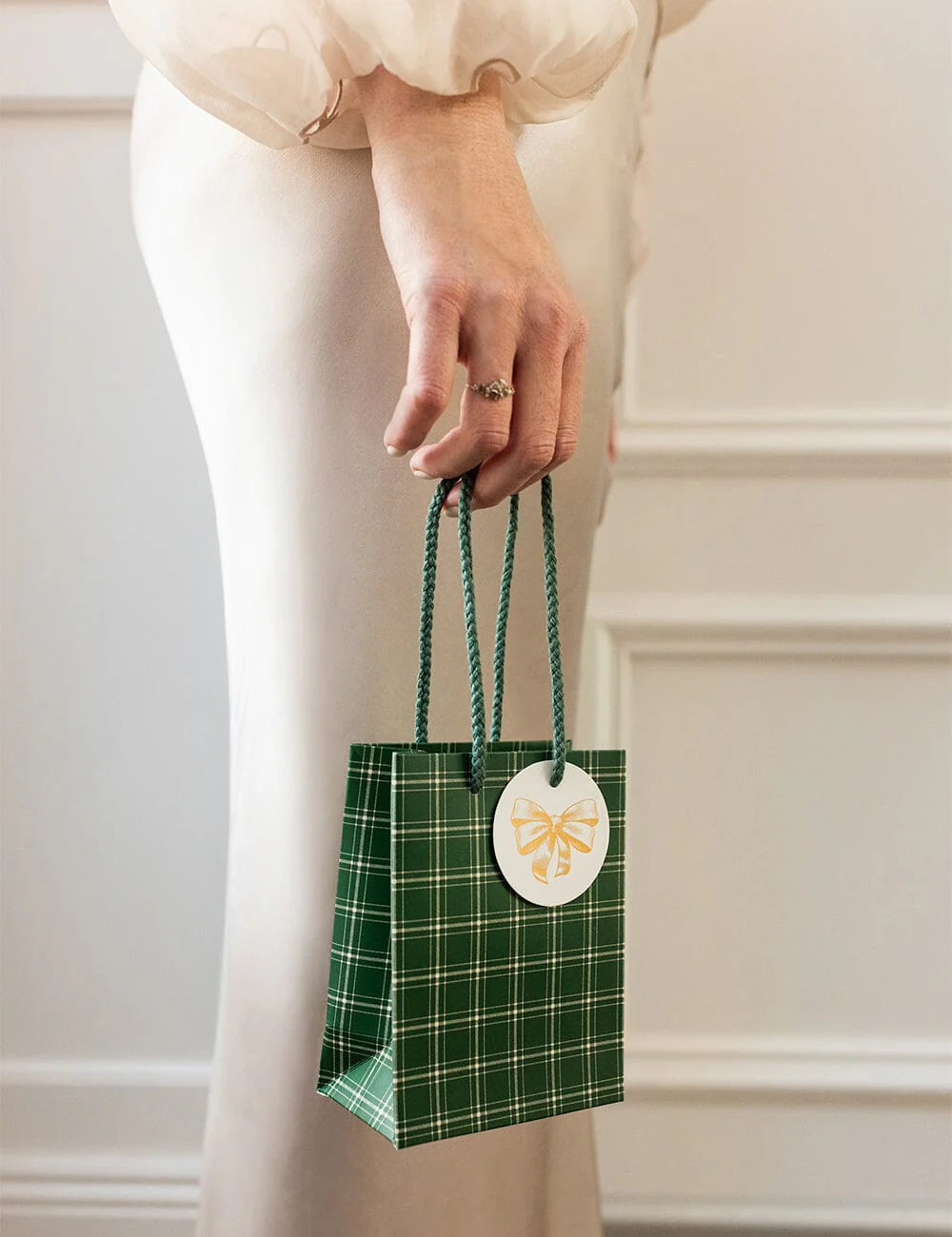 Bespoke Small Gift Bag - Spruce Tartan