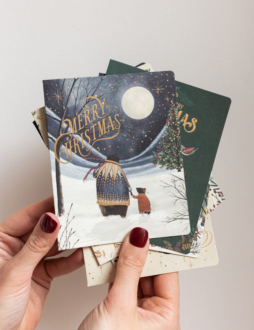 Bespoke Card Boxed Set - The Christmas Village 6pk