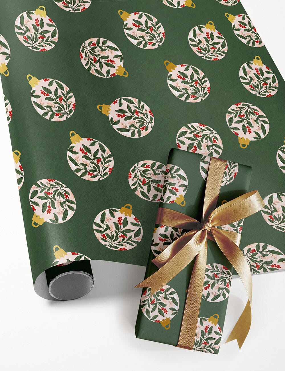 Christmas Ornaments Gift Wrap 3m Roll