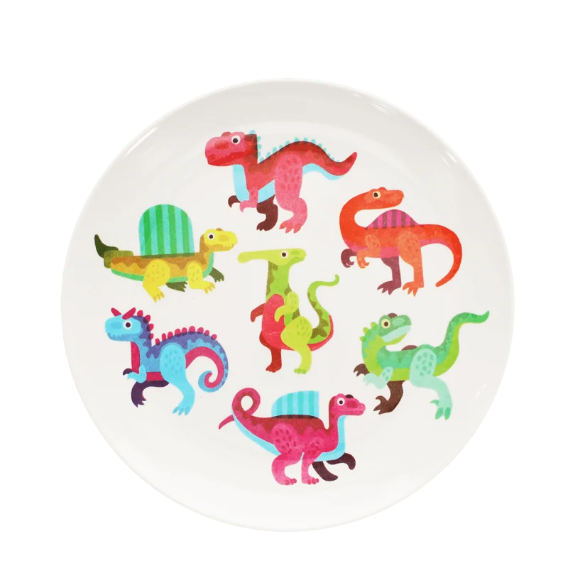 Baby Dino Melamine Plate