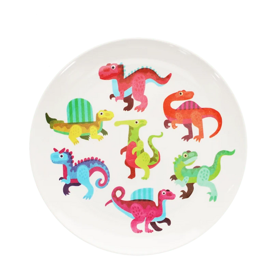 Baby Dino Melamine Plate