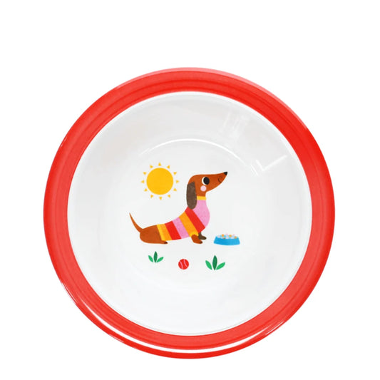 Sausage Dog Melamine Bowl