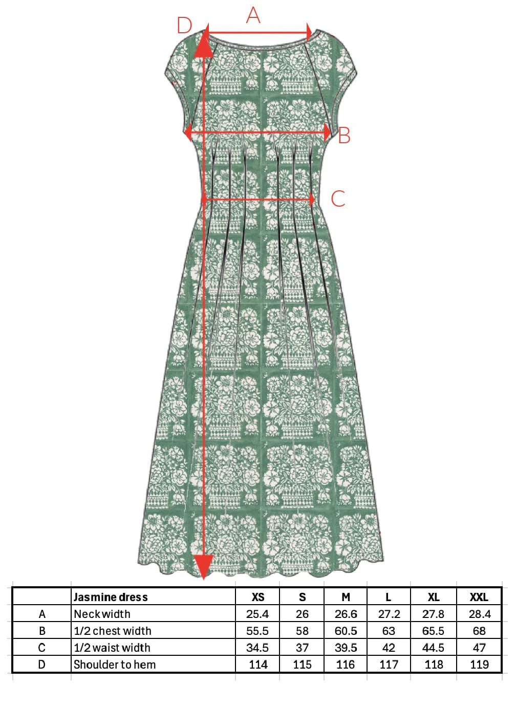 Lazybones Jasmine Dress - Flora