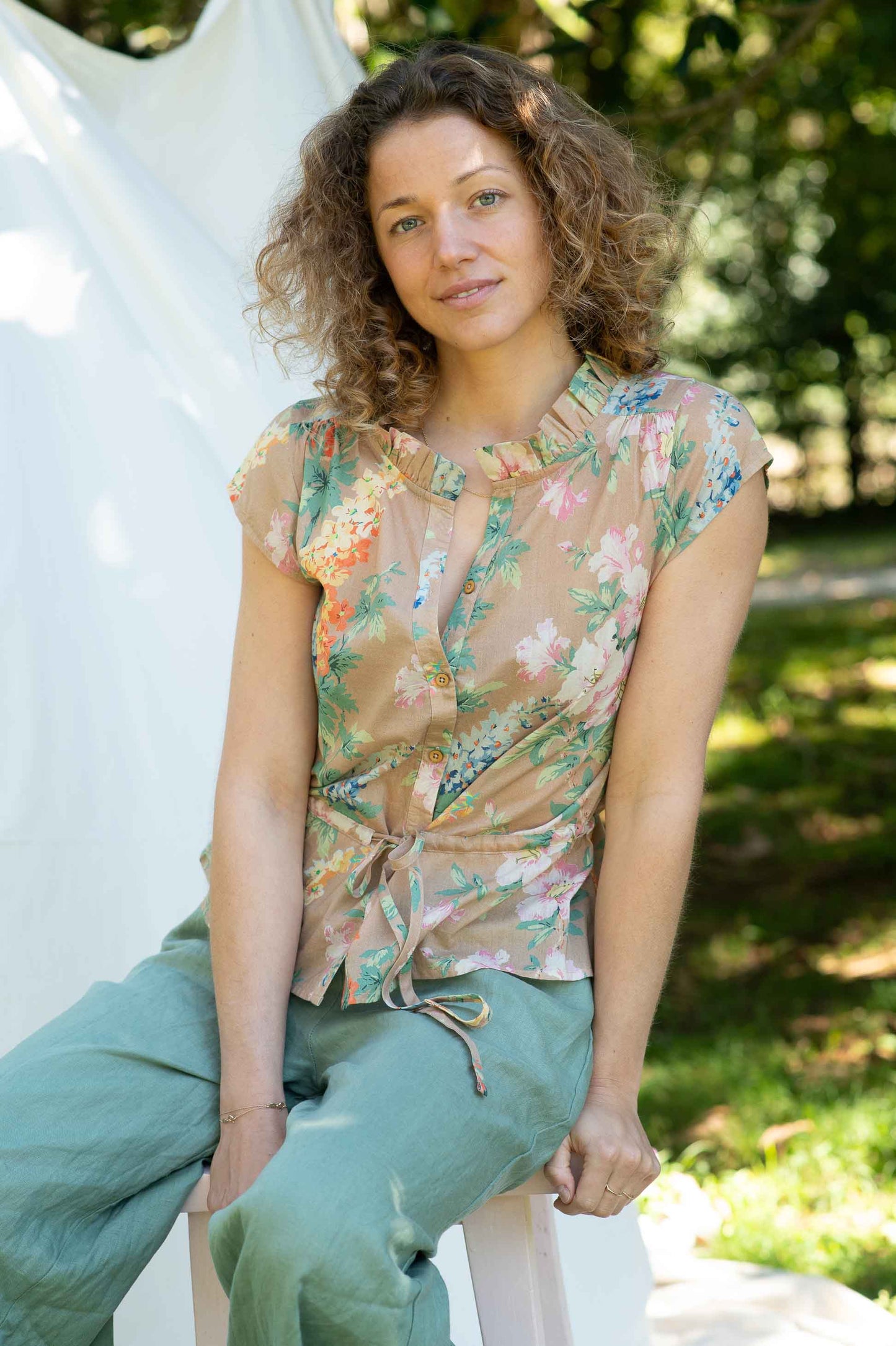 Lazybones Vida Top - Flora