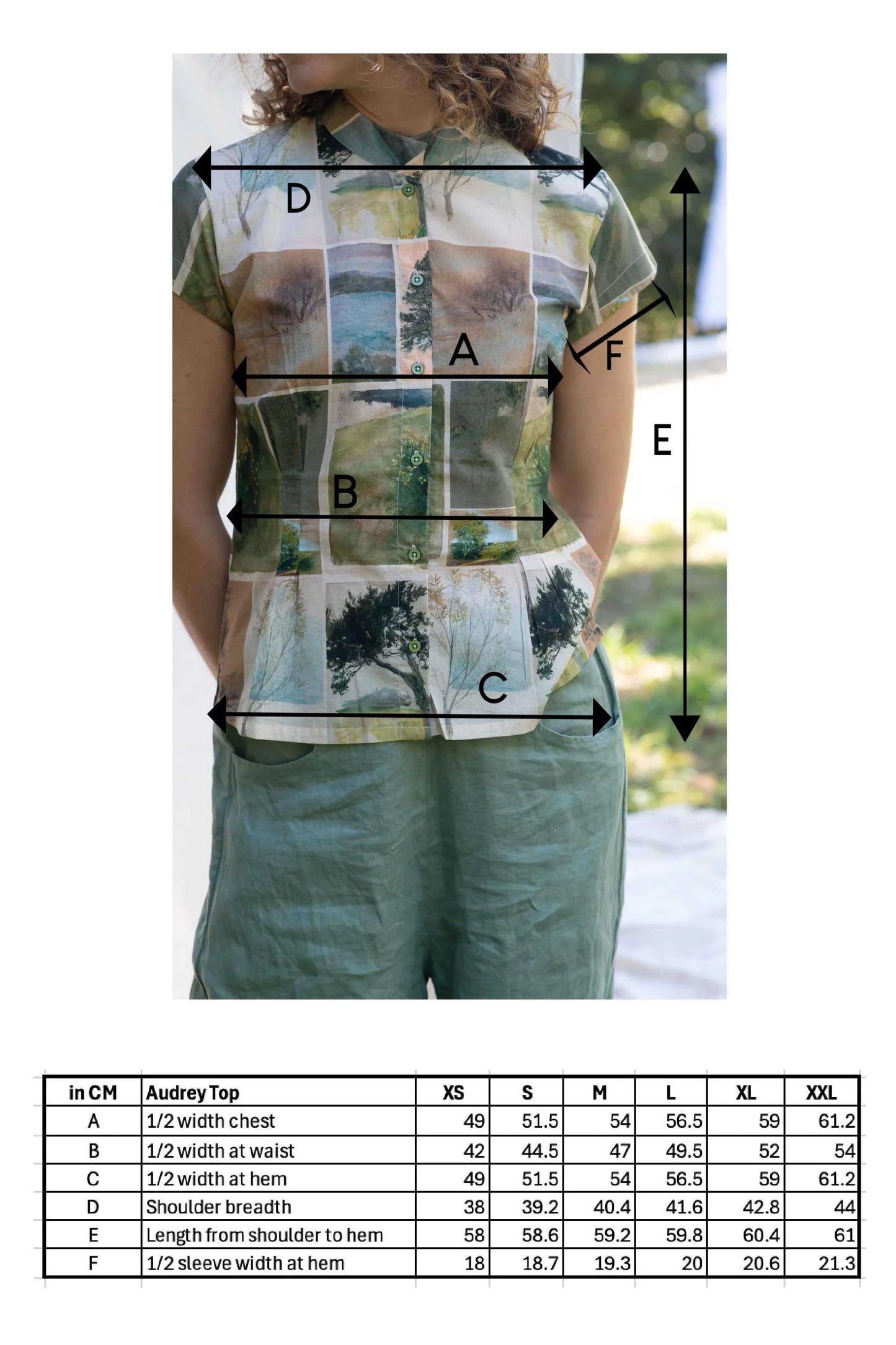 Lazybones Audrey Top - Nature Studies