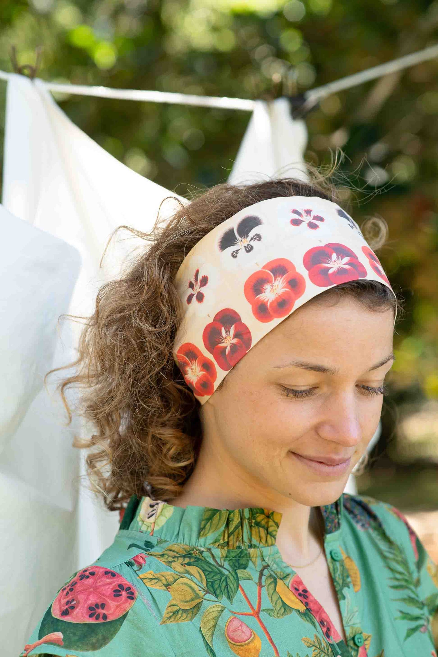 Lazybones Hair Wrap - Geranium