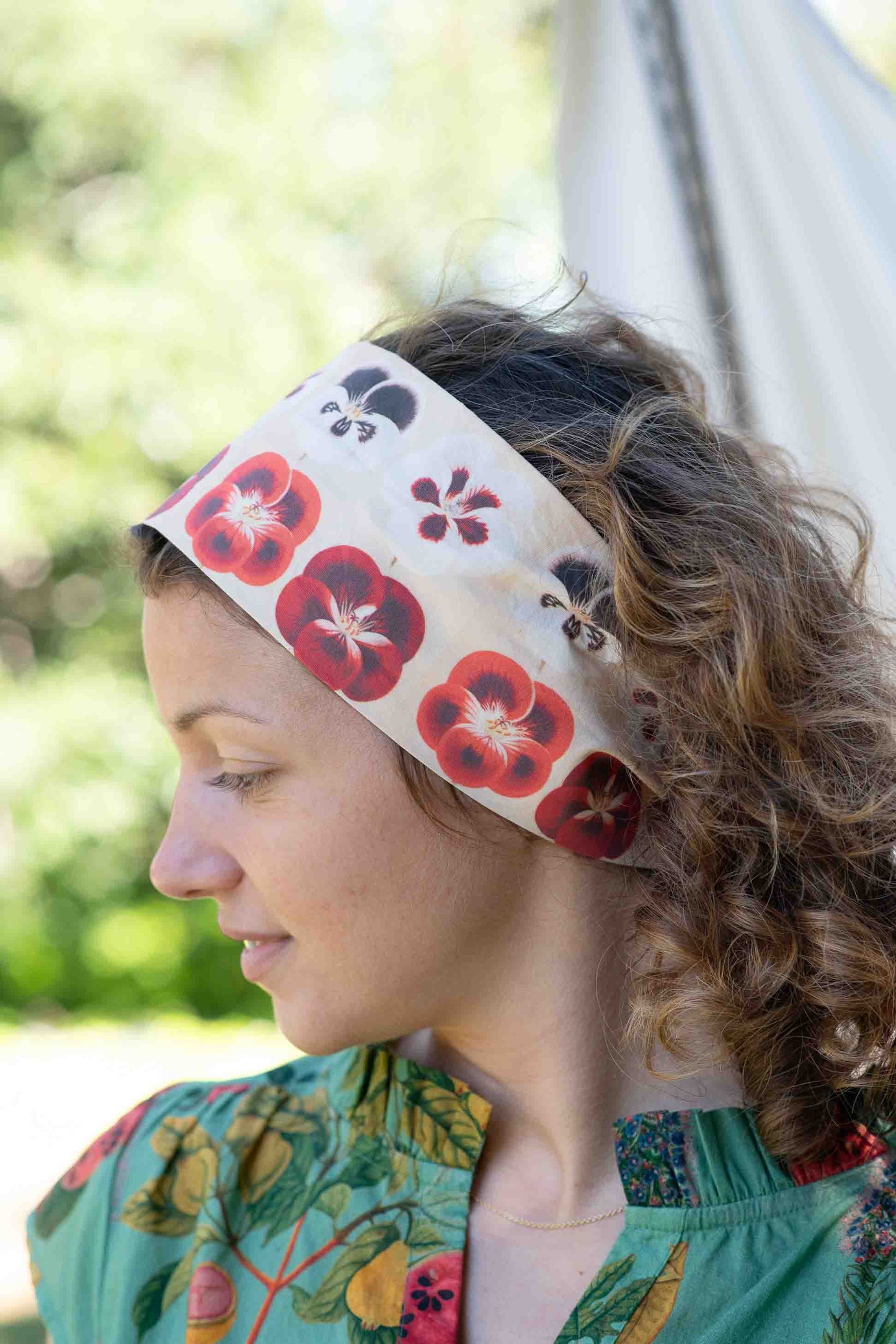 Lazybones Hair Wrap - Geranium
