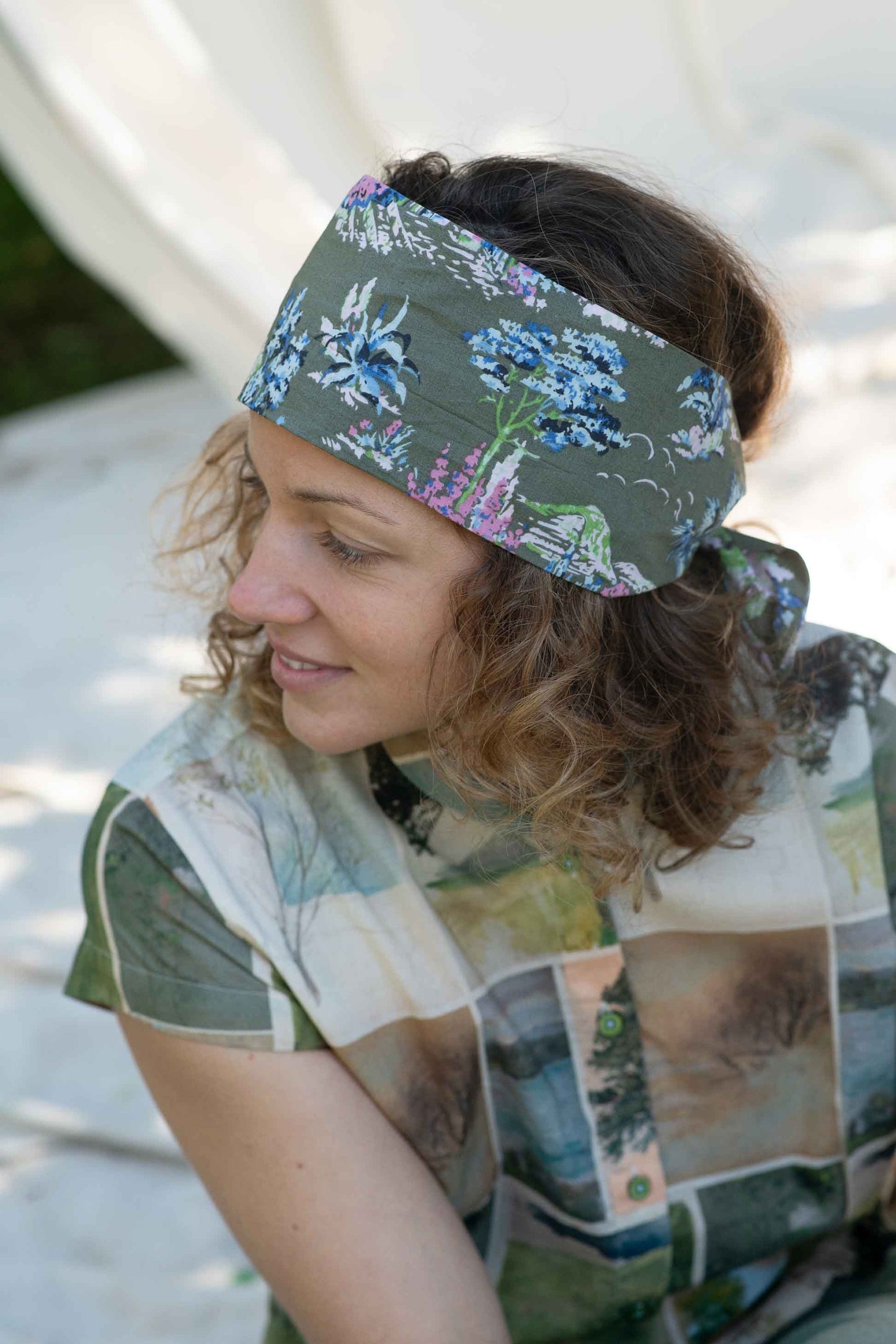 Lazybones Hair Wrap - Valencia