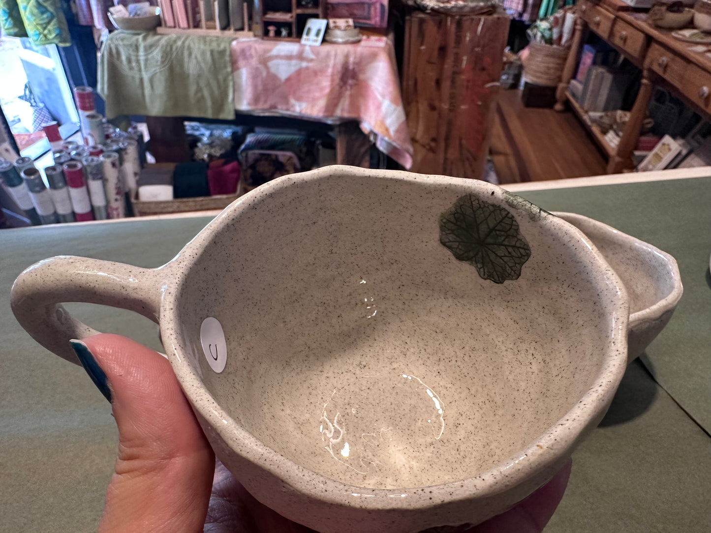 Handmade Ceramic Violet Cup