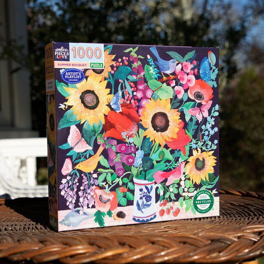 Eeboo 1000 piece puzzle - Summer Bouquet