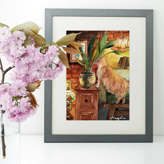 Nanan Studio ‘No Kitty No’ Fine Art Print